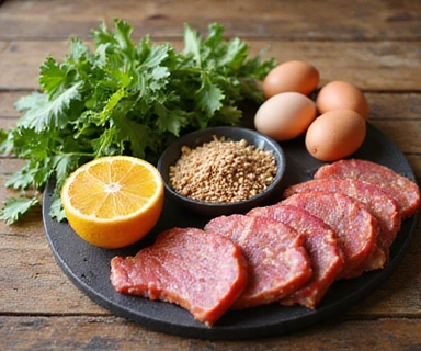 Variedad de alimentos ricos en Vitaminas B
